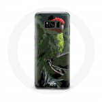 Coque pour Samsung Galaxy S8 Plus Pionus Perroquet Rouge Vert
