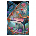 &bdquo;Pasidaryk pats&ldquo; &bdquo;pasidaryk pats&ldquo; 5D deimantinio meno rinkinys Knygų spintos komodos ra&scaron;tas Didinkite kūrybi&scaron;kumą, sumažinkite įtampą Ugdykite kantrybę Siuvinėjimas Mozaika kryželiu namų dekoravimas A