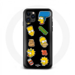 Iphone 11 dėklas - Maniacase - Simpsonai - Mink&scaron;tas - Originalus dizainas - Unisex