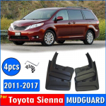 2011-2017 FOR Toyota Sienna Purvasargis Sparnas Purvasaugiai Apsaugos Purvasaugiai Automobilių Aksesuarai Auto Styline Priekiniai Galiniai 4 vnt.