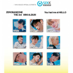 ZEROBASEONE 3-asis mini albumas [You have me at HELLO] (Digipack Ver / +Online POB) Normal 1ea Random
