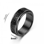 &bdquo;Viking Dragon&ldquo; nerūdijančio plieno anti-stresiniai žiedai vyrams &bdquo;Fidget Spinner&ldquo; nemokamas pristatymas, nuo nerimo, atpalaiduojantis besisukantis žiedas &bdquo;Anillo&ldquo; 7