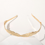 Naujas aukso spalvos lapų galvos papuo&scaron;alas, karūna, tiara, galvos apdangalas, deivės, graiki&scaron;kas galvos papuo&scaron;alas, nuotakos, vestuvių plaukų aksesuarai