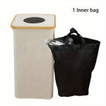 1/2 vnt. laikymo krep&scaron;elis su dangteliu, perdirbamas buteliukas. 1 Inner Bag juoda