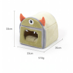 Kačių lovos namas Mink&scaron;tas pliu&scaron;inis veislynas &scaron;uniuko pagalvėlė maži &scaron;unys kačių lizdas žiemą &scaron;iltas miegantis naminis &scaron;unų lovas naminių kilimėlių reikmenys