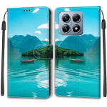 Prabangus dažytas odinis dėklas Piniginės knygos stiliaus apsauginis dangtelis, skirtas Xiaomi 14 14T 13T 11T Pro/Redmi Note14 Note13 Note12 Note11 Note9 Note8 Redmi 13 Redmi Note 13 Pro