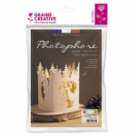 Photophore for&ecirc;t de No&euml;l en papier