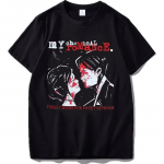 My Chemical Romance mar&scaron;kinėliai moterims mada mar&scaron;kinėliai &scaron;aunūs vyri&scaron;ki mar&scaron;kinėliai kasdieniai vasariniai vintažiniai anime unisex vir&scaron;us mar&scaron;kinėliai S