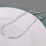 18/20 colių gyvatės grandinės karoliukai karoliai 925 sterlingų sidabro madingi papuo&scaron;alai 45cm