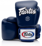 Fairtex BGV1 Muay Thai bokso treniruočių sparingo pir&scaron;tinės vyrams, moterims, vaikams, MMA pir&scaron;tinės kovos menams, auk&scaron;čiausios kokybės, lengvos, amortizuojančios, 12oz mėlyna