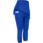 Moterys Tenisas Sijonai Antblauzdžiai Ki&scaron;enės Elastiniai Sportiniai Joga Capris Sijonai Antblauzdžiai XXL