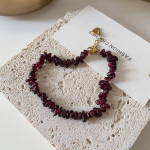 Natūralių gėlavandenių perlų ir tigro akies bohemi&scaron;kas vėrinys - Rudens/Žiemos prancūzi&scaron;ko retro stiliaus raktikaulio grandinėlė moterims