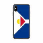 Telefono dėklas Saint-Martin vėliava (Prancūzijos Antilai) - iPhone XS