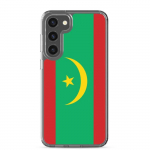 Coque T&eacute;l&eacute;phone &ndash; Samsung &ndash; Galaxy S23 Plus &ndash; Drapeau de la Mauritanie &ndash; Souple &ndash; įvairiaspalvis