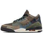 Air Jordan 3 Retro Patchwork Vyri&scaron;ki Sportbačiai Ruda Tamsai rie&scaron;uto spalvos Daugiaspalviai DO1830-200 42.5
