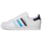 adidas Superstar Balti Legendinis Ra&scaron;alas Gradiento Unisex Sportbačiai Debesėlio Baltumo Palaimos Mėlynumo HP5499 44