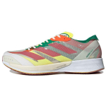 Adidas Adizero Adios 7 Patogus audinys Neslystantis Patvarus Kvėpuojantis Lengvas Žemas aulas Laisvalaikio Bėgimo bateliai Vyri&scaron;kas sportbačio White Gray Red HQ1069 40