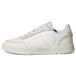 Adidas Neo Courtmaster Sintetinės odos Patvarūs žemi krep&scaron;inio batai Unisex sportbačiai Kreminės baltos spalvos FW2894 40⅔