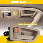 Left Driver Side ide Door Handle Front Rear Beige For 1997-2001 Toyota Camry
