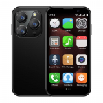 SOYES XS18 PRO 3G Mini i&scaron;manusis telefonas 3,0 colio MTK6580 Keturių branduolių 2 GB RAM 16 GB ROM Dvi SIM kortelės 2 MP C tipo Bluetooth Mp3 WIFI Veido atpažinimas WCDMA Android Mobilusis telefonas juoda