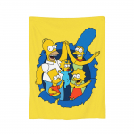 S-Simpsons Laimingos Helovino Antklodė Flanelinė Naujovi&scaron;ka &Scaron;ilta Mėtoma Antklodė Kėdei Apkloti Sofai Visų Sezonų, 150cmx180cm