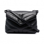 Saint Laurent Loulou žaislų krep&scaron;ys Nero moteri&scaron;ki krep&scaron;iai juodos spalvos 678401-DV708-1000 Basic Set (Bag+Dust Bag)