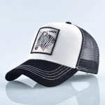 Siuvinėjimas beisbolo kepuraitės Moteri&scaron;ki Vyrai Vasarinės tinklinės kepurės Snapback Hiphopo kepurė madinga Unisex Trucker kepurės 56-60cm balta