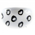 Bague 'Happy Days' Blanc 56