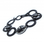 NOA [H8852] - Bracelet Cr&eacute;ateur 'M&eacute;lusine' gris pilka