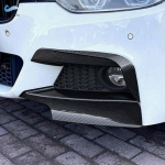 4vnt priekinio rūko žibinto buferio lūpų grotelių dangtelio apdaila, skirta BMW 3 serijai F30 F31 F35 M Sport 2012 2013 2014 2015 2016 2017 m.