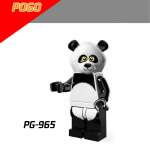 Kalėdinė dovana, parduodama vienetinė minifigūrėlė PG965 žaislas, mokomasis vaiki&scaron;kas žaislas minifigė, surenkami &bdquo;pasidaryk pats&ldquo; statybiniai blokeliai