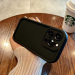 Prabangus Candy Color silikoninis dėklas, skirtas iPhone 15 14 Pro Max dėklas, skirtas iPhone 13 11 12 Pro Max XR X XS 15 14 Plus smūgiams atsparus dangtelis For iPhone 15 juoda
