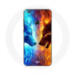 Coque pour Huawei P8 Lite 2017 Loup de Glace et de feu
