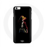 Coque - Maniacase - Iphone 6 - One Piece Manga Anime Luffy - Souple - Noir juoda