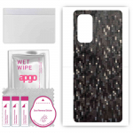 apgo Protective Skin Sticker for the back compatible with vivo V19, Wrap Film, Foil, Vinyl - Pattern Carbon Black Pixel