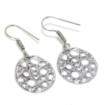 Natural Traditional Look Handmade 925 Sterling Silver Gift Earring 1.77 y8r55