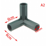 16&nbsp;Mm PVC tvirtinimo stabili atrama, didelės apkrovos &scaron;iltnamio karkaso pastato jungtis