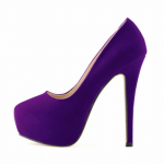 Moteri&scaron;ki Pumps Stiletai Sexy 14cm Super auk&scaron;takulniai Moteri&scaron;ki apvalūs pir&scaron;tai Platforma Ploni kulnai naktinio klubo vakarėlio suknelė Raudoni vestuviniai batai 44 dydis 38 violetinė
