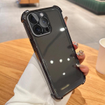 Oro pagalvės smūgiams atsparus dėklas su objektyvo plėvele, skirtas iPhone 16 15 14 Plus 13 12 11 Pro Max XR Samsung S25 S24 S23 S22 S21 Ultra Plus FE A16 A15 A55 A14 A34 A54 iPhone 7/8/SE 2020