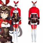 Gintaro spalvos Cosplay Kostiumas Kombinezonas Apranga Helovino Karnavalo Kostiumas L-(Costume+Wig)