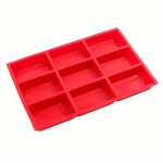 Silikono mini 9 ertmių neprideganti duonos keptuvė maža kukurūzų duonos kepimo forma