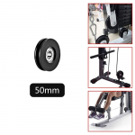 50&ndash;160 mm treniruoklių salės guolio skriemulys, atsparus dilimui nailoninis guolio skriemulys, rato trosas, universalus dantenų guolio skriemulys, fitneso įranga