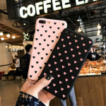 Smūgiams atsparus matinis guminis mink&scaron;tas itin plonas dėklas-dangtelis Apple iPhone 6 6S 7 Plus iPhone 6 rožinė