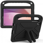 Lenovo Tab M8 HD FHD 2-osios 3-iosios 4-osios kartos 2019 2020 2022 2023 TB-8505F TB-300FU dėklas EVA ne&scaron;iojamas smūgiams atsparus vaikams saugus rankena stovas plan&scaron;etinio kompiuterio vir&scaron;elis Tab M8 3rd Gen 2022 juoda