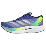 adidas Adizero Boston 12 Kobalto Mėlynumo Zero Metallic Vyri&scaron;ki Sportbačiai Skaidriai Mėlyni IF9211 44