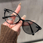 T formos katės akies fotochrominiai trumparegystės akiniai moterims, lauko spalvą keičiantys akiniai nuo saulės su UV apsauga, akiniai nuo trumparegystės -3.0