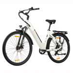 TTGO C3 SE Miesto elektrinis dviratis suaugusiems, 28 colių ratai, 250W variklis, 36V20Ah baterija, visureigis E-bike su visureigio stabdžiais balta