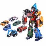 6 IN 1 Patobulintas leidimas Magma Tobot Transformuojantis robotas į automobilį Žaislai Korėja Animaciniai broliai Anime Deformuojamas automobilio žaislas