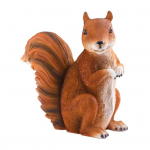 Realisti&scaron;ka voverės figūrėlė, 8 colių dervos mi&scaron;ko gyvūno statulėlė, skirta vidaus ir lauko sodui, kiemui, namų stalo dekoravimui Squirrel