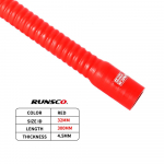 ID 32 34 36 38 51mm Lanksti silikoninė žarna Radiatoriaus vamzdelis Vamzdis BMW oro įleidimo angai Auk&scaron;to slėgio guminis jungiamasis vamzdelis Ilgis 30cm 30CM-RD-ID 32mm